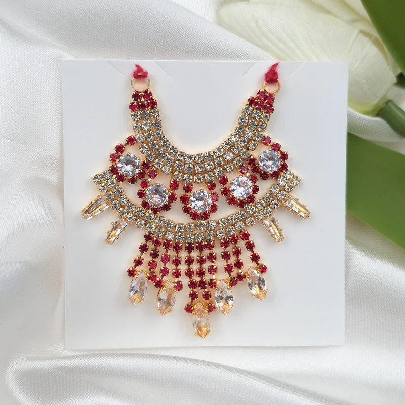 Laddu Gopal Mala, Laddu Gopal Haar, Blue Stone Mala, Krishna Ji Mala, Thakur Ji Mala, Laddu Gopal Jewelry, Laddu Gopal Shringar, Designer Laddu Gopal Haar, Crystal Mala for Laddu Gopal, Kanha Ji Mala, Bal Gopal Jewelry, Temple Jewelry, Janmashtami Shringar, Laddu Gopal Accessories, Krishna Idol Ornament, Fancy Laddu Gopal Mala, Premium Laddu Gopal Necklace, Thakur Ji Accessories, Radha Krishna Shringar, Laddu Gopal Decoration Items