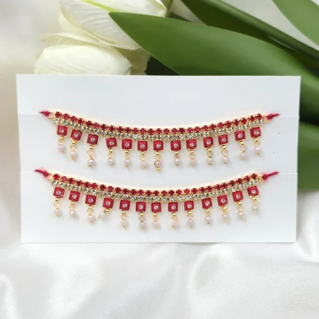 Laddu Gopal Payal, Radha Rani Payal, Laddu Gopal Jewellery, Laddu Gopal Shringar, Radha Krishna Shringar, Thakur Ji Payal, Kanha Ji Payal, Deity Anklet, Laddu Gopal Accessories, Radha Rani Jewellery, Stone Payal, Pearl Payal, Kundan Payal, Gold Finish Payal, Handmade Payal, Laddu Gopal Charan Shringar, Radha Rani Shringar Accessories