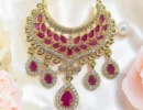 AD necklace AD haar AD mala for laddu gopal premium mala luxurious haar for laddu gopal AD shringar Premium mala for bhagwan ji AD jwellery for bal gopal Krishna AD Choker