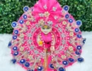 Janmashtami Special beautiful dress for laddu gopal, krishna and radha rani. Ornaments for idols