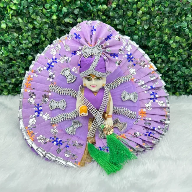 Janmashtami Special beautiful dress for laddu gopal, krishna and radha rani. Ornaments for idols