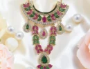 AD necklace AD haar AD mala for laddu gopal premium mala luxurious haar for laddu gopal AD shringar Premium mala for bhagwan ji AD jwellery for bal gopal Krishna AD Choker