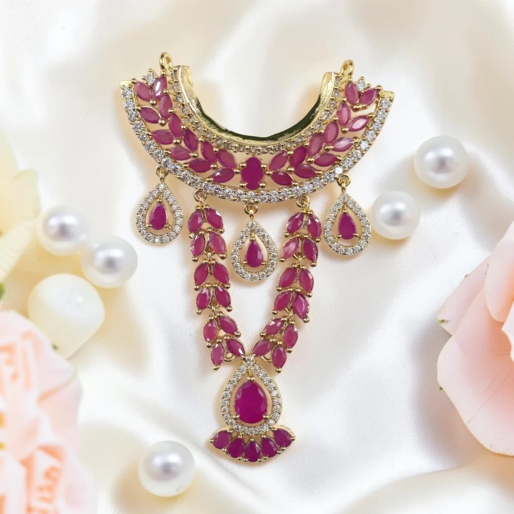 AD necklace AD haar AD mala for laddu gopal premium mala luxurious haar for laddu gopal AD shringar Premium mala for bhagwan ji AD jwellery for bal gopal Krishna AD Choker