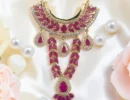 AD necklace AD haar AD mala for laddu gopal premium mala luxurious haar for laddu gopal AD shringar Premium mala for bhagwan ji AD jwellery for bal gopal Krishna AD Choker