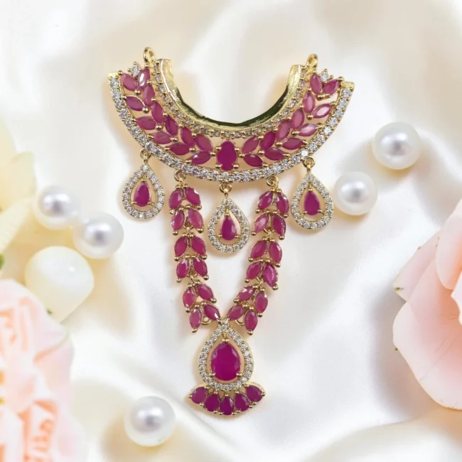 AD necklace AD haar AD mala for laddu gopal premium mala luxurious haar for laddu gopal AD shringar Premium mala for bhagwan ji AD jwellery for bal gopal Krishna AD Choker