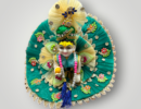 Janmashtami Special beautiful dress for laddu gopal, krishna and radha rani. Ornaments for idols