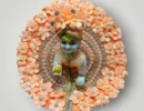 Janmashtami Special beautiful dress for laddu gopal, krishna and radha rani. Ornaments for idols