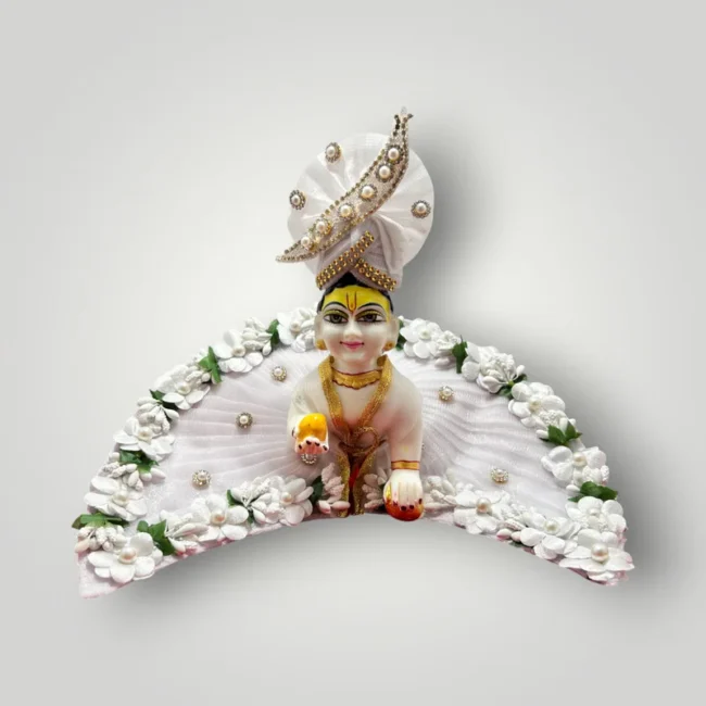 Janmashtami Special beautiful dress for laddu gopal, krishna and radha rani. Ornaments for idols
