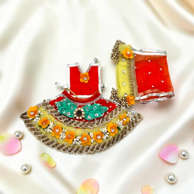 Durga Mata Dress, Durga Mata Lehenga, Durga Mata Poshak, Maa Durga Dress, Durga Idol Dress, Durga Mata Vastra, Durga Mata Shringar Dress, Navratri Dress for Durga Mata, Durga Puja Dress, Handmade Durga Dress, Floral Durga Dress, Designer Durga Mata Poshak, Durga Mata Lehenga Patka, Decorative Durga Dress, Temple Dress for Durga Mata, Festival Dress for Durga Idol, Premium Durga Mata Dress, Durga Idol Clothing, Mata Rani Dress, Durga Mata Decorative Dress