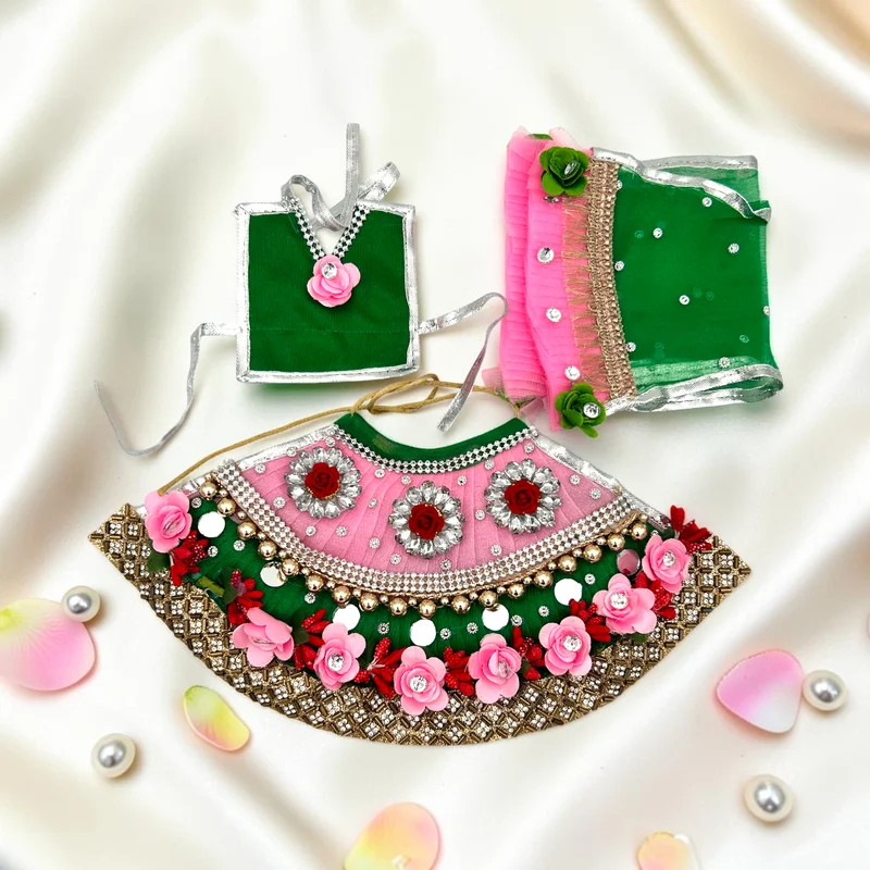 Durga Mata Dress, Durga Mata Lehenga, Durga Mata Poshak, Maa Durga Dress, Durga Idol Dress, Durga Mata Vastra, Durga Mata Shringar Dress, Navratri Dress for Durga Mata, Durga Puja Dress, Handmade Durga Dress, Floral Durga Dress, Designer Durga Mata Poshak, Durga Mata Lehenga Patka, Decorative Durga Dress, Temple Dress for Durga Mata, Festival Dress for Durga Idol, Premium Durga Mata Dress, Durga Idol Clothing, Mata Rani Dress, Durga Mata Decorative Dress
