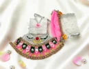 Durga Mata Dress, Durga Mata Lehenga, Durga Mata Poshak, Maa Durga Dress, Durga Idol Dress, Durga Mata Vastra, Durga Mata Shringar Dress, Navratri Dress for Durga Mata, Durga Puja Dress, Handmade Durga Dress, Floral Durga Dress, Designer Durga Mata Poshak, Durga Mata Lehenga Patka, Decorative Durga Dress, Temple Dress for Durga Mata, Festival Dress for Durga Idol, Premium Durga Mata Dress, Durga Idol Clothing, Mata Rani Dress, Durga Mata Decorative Dress