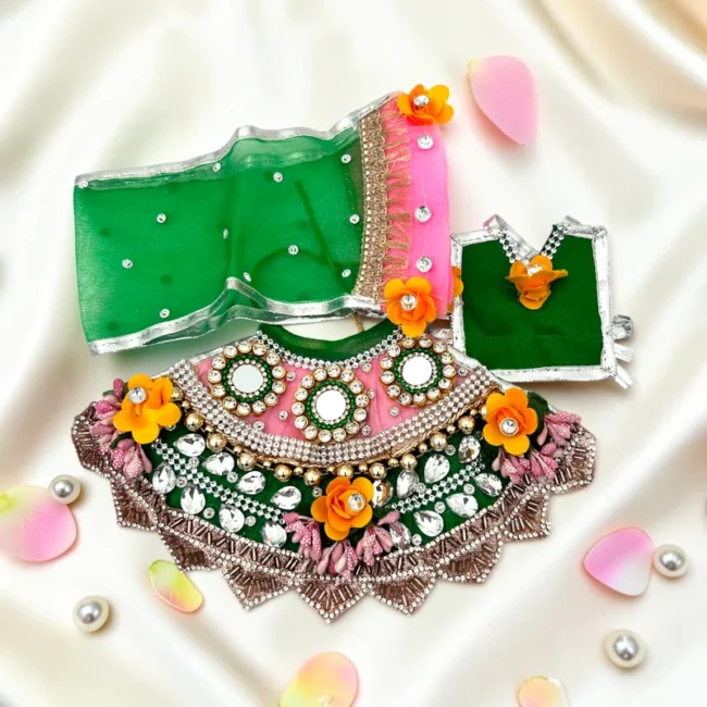Durga Mata Dress, Durga Mata Lehenga, Durga Mata Poshak, Maa Durga Dress, Durga Idol Dress, Durga Mata Vastra, Durga Mata Shringar Dress, Navratri Dress for Durga Mata, Durga Puja Dress, Handmade Durga Dress, Floral Durga Dress, Designer Durga Mata Poshak, Durga Mata Lehenga Patka, Decorative Durga Dress, Temple Dress for Durga Mata, Festival Dress for Durga Idol, Premium Durga Mata Dress, Durga Idol Clothing, Mata Rani Dress, Durga Mata Decorative Dress