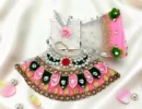 Durga Mata Dress, Durga Mata Lehenga, Durga Mata Poshak, Maa Durga Dress, Durga Idol Dress, Durga Mata Vastra, Durga Mata Shringar Dress, Navratri Dress for Durga Mata, Durga Puja Dress, Handmade Durga Dress, Floral Durga Dress, Designer Durga Mata Poshak, Durga Mata Lehenga Patka, Decorative Durga Dress, Temple Dress for Durga Mata, Festival Dress for Durga Idol, Premium Durga Mata Dress, Durga Idol Clothing, Mata Rani Dress, Durga Mata Decorative Dress