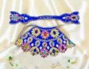 Beautiful Design Poshak for Maa Durga Idol | Decorative Lahnga with Matching Patka | 5 Inch