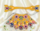 Beautiful Design Poshak for Maa Durga Idol | Decorative Lahnga with Matching Patka | 5 Inch