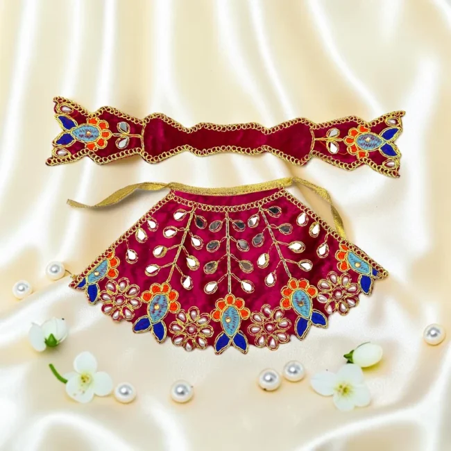 Durga Mata Dress, Durga Mata Lehenga, Durga Mata Heavy Poshak, Maa Durga Dress, Durga Idol Dress, Durga Mata Vastra, Durga Mata Shringar Dress, Navratri Dress for Durga Mata, Durga Puja Dress, Handmade Durga Dress, Floral Durga Dress, Designer Durga Mata Poshak, Durga Mata Lehenga Patka, Decorative Durga Dress, Temple Dress for Durga Mata, Festival Dress for Durga Idol, Premium Durga Mata Dress, Durga Idol Clothing, Mata Rani Dress, Durga Mata Decorative Dress