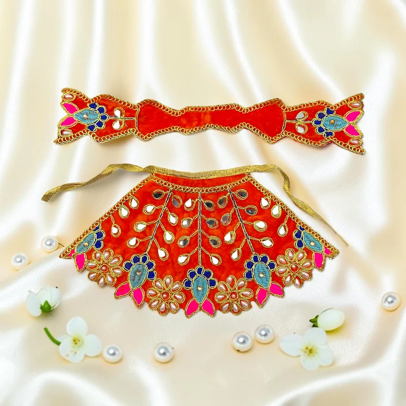 Durga Mata Dress, Durga Mata Lehenga, Durga Mata Heavy Poshak, Maa Durga Dress, Durga Idol Dress, Durga Mata Vastra, Durga Mata Shringar Dress, Navratri Dress for Durga Mata, Durga Puja Dress, Handmade Durga Dress, Floral Durga Dress, Designer Durga Mata Poshak, Durga Mata Lehenga Patka, Decorative Durga Dress, Temple Dress for Durga Mata, Festival Dress for Durga Idol, Premium Durga Mata Dress, Durga Idol Clothing, Mata Rani Dress, Durga Mata Decorative Dress