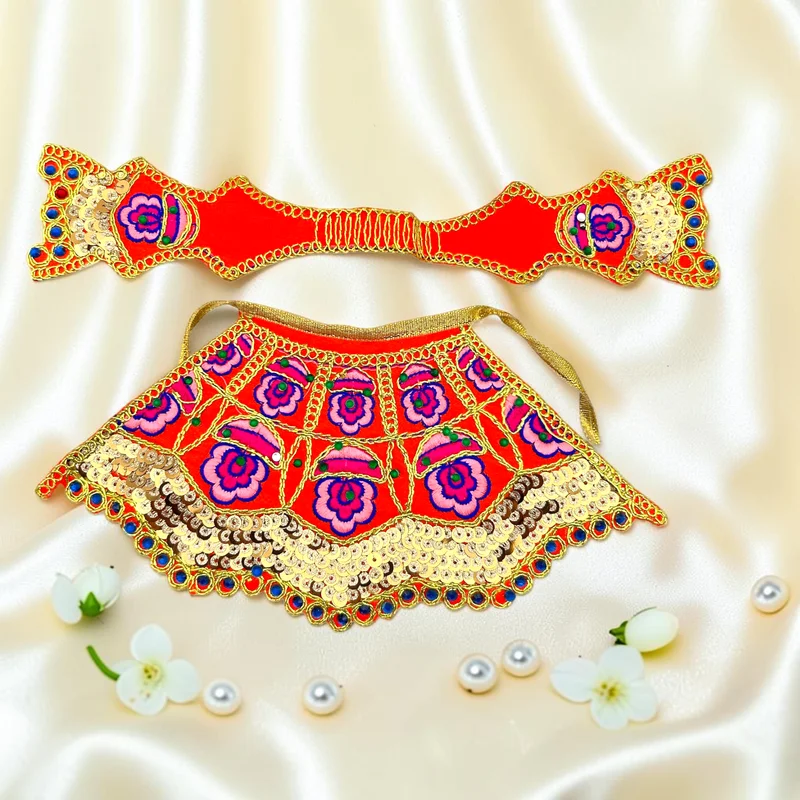 Durga Mata Dress, Durga Mata Lehenga, Durga Mata Heavy Poshak, Maa Durga Dress, Durga Idol Dress, Durga Mata Vastra, Durga Mata Shringar Dress, Navratri Dress for Durga Mata, Durga Puja Dress, Handmade Durga Dress, Floral Durga Dress, Designer Durga Mata Poshak, Durga Mata Lehenga Patka, Decorative Durga Dress, Temple Dress for Durga Mata, Festival Dress for Durga Idol, Premium Durga Mata Dress, Durga Idol Clothing, Mata Rani Dress, Durga Mata Decorative Dress