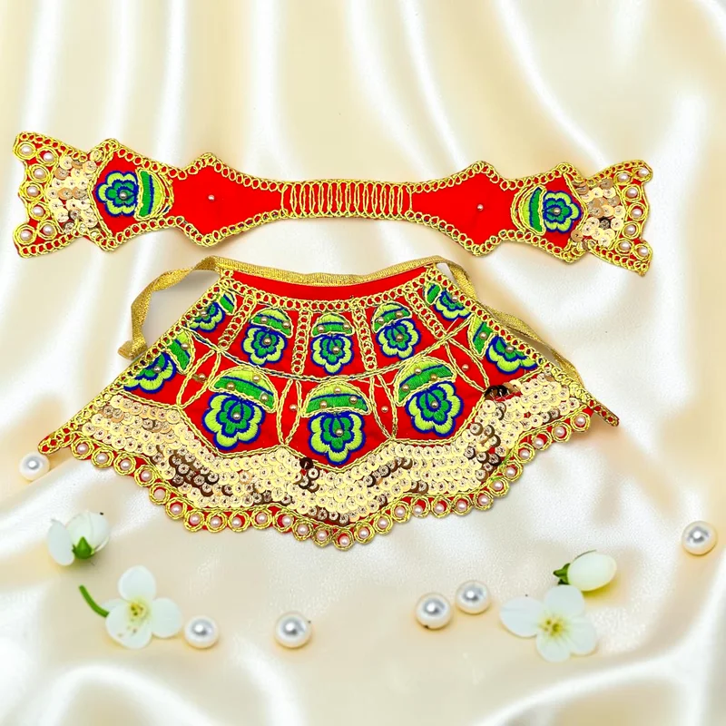 Durga Mata Dress, Durga Mata Lehenga, Durga Mata Heavy Poshak, Maa Durga Dress, Durga Idol Dress, Durga Mata Vastra, Durga Mata Shringar Dress, Navratri Dress for Durga Mata, Durga Puja Dress, Handmade Durga Dress, Floral Durga Dress, Designer Durga Mata Poshak, Durga Mata Lehenga Patka, Decorative Durga Dress, Temple Dress for Durga Mata, Festival Dress for Durga Idol, Premium Durga Mata Dress, Durga Idol Clothing, Mata Rani Dress, Durga Mata Decorative Dress