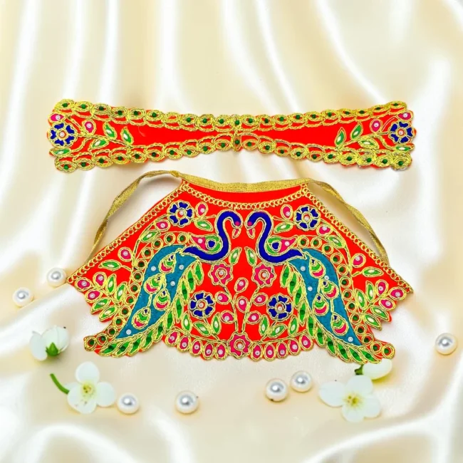 Durga Mata Dress, Durga Mata Lehenga, Durga Mata Heavy Poshak, Maa Durga Dress, Durga Idol Dress, Durga Mata Vastra, Durga Mata Shringar Dress, Navratri Dress for Durga Mata, Durga Puja Dress, Handmade Durga Dress, Floral Durga Dress, Designer Durga Mata Poshak, Durga Mata Lehenga Patka, Decorative Durga Dress, Temple Dress for Durga Mata, Festival Dress for Durga Idol, Premium Durga Mata Dress, Durga Idol Clothing, Mata Rani Dress, Durga Mata Decorative Dress