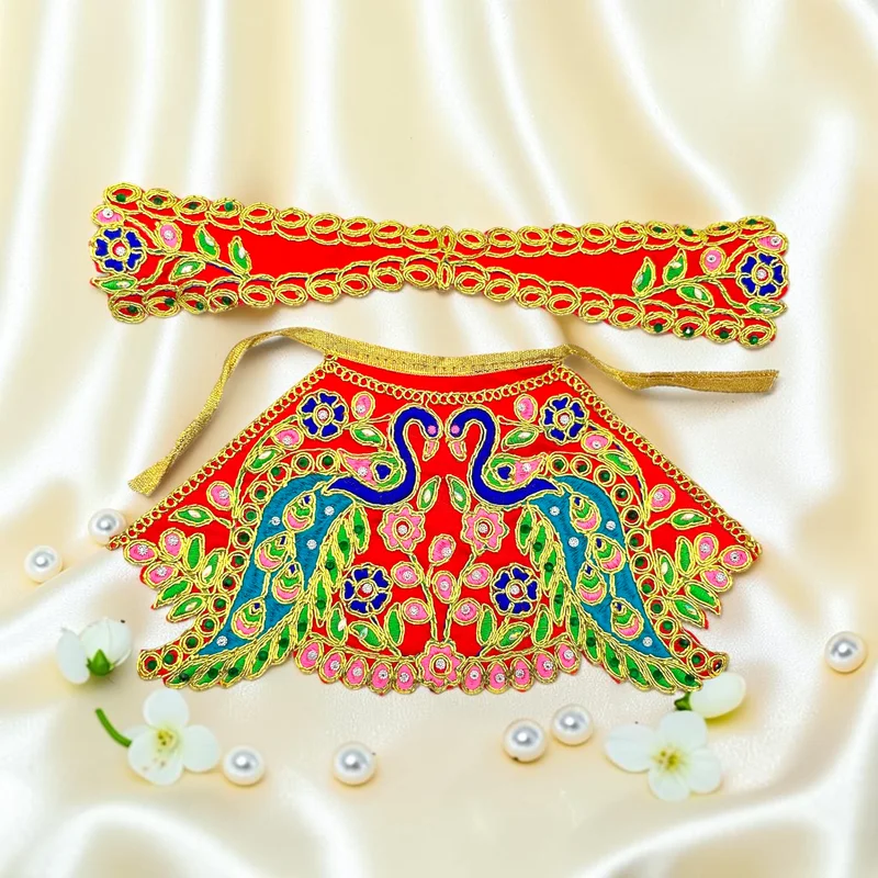 Durga Mata Dress, Durga Mata Lehenga, Durga Mata Heavy Poshak, Maa Durga Dress, Durga Idol Dress, Durga Mata Vastra, Durga Mata Shringar Dress, Navratri Dress for Durga Mata, Durga Puja Dress, Handmade Durga Dress, Floral Durga Dress, Designer Durga Mata Poshak, Durga Mata Lehenga Patka, Decorative Durga Dress, Temple Dress for Durga Mata, Festival Dress for Durga Idol, Premium Durga Mata Dress, Durga Idol Clothing, Mata Rani Dress, Durga Mata Decorative Dress