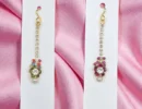 Radha Rani Maang Tika, Radha Rani Shringar, Radha Rani Forehead Ornament, Radha Krishna Maang Tika, Radha Rani Jewelry, Radha Krishna Accessories, Radha Rani Sheesh Patti, Deity Forehead Ornament, Temple Jewelry, Radha Krishna Shringar, Idol Jewelry, Radha Rani Crown Accessories, Radhashtami Decoration, Janmashtami Shringar, Radha Rani Ornament, Divine Shringar Accessories, Temple Decoration Items, Radha Krishna Temple Jewelry, Thakur Ji Shringar, Devotional Jewelry